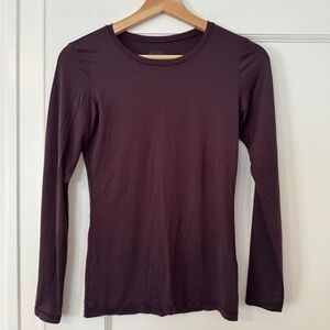 Uniqlo Brown Heat Tech Long Sleeve